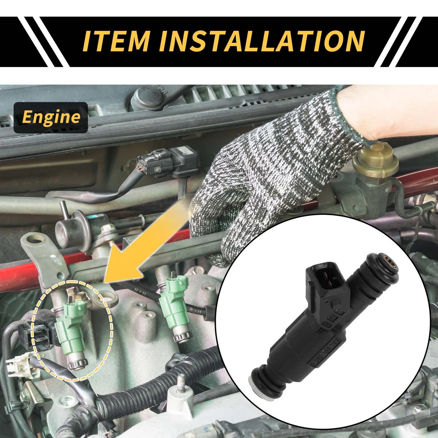 Fuel Injector Nozzle 4 Holes for Jeep Grand Cherokee (1993-2023)