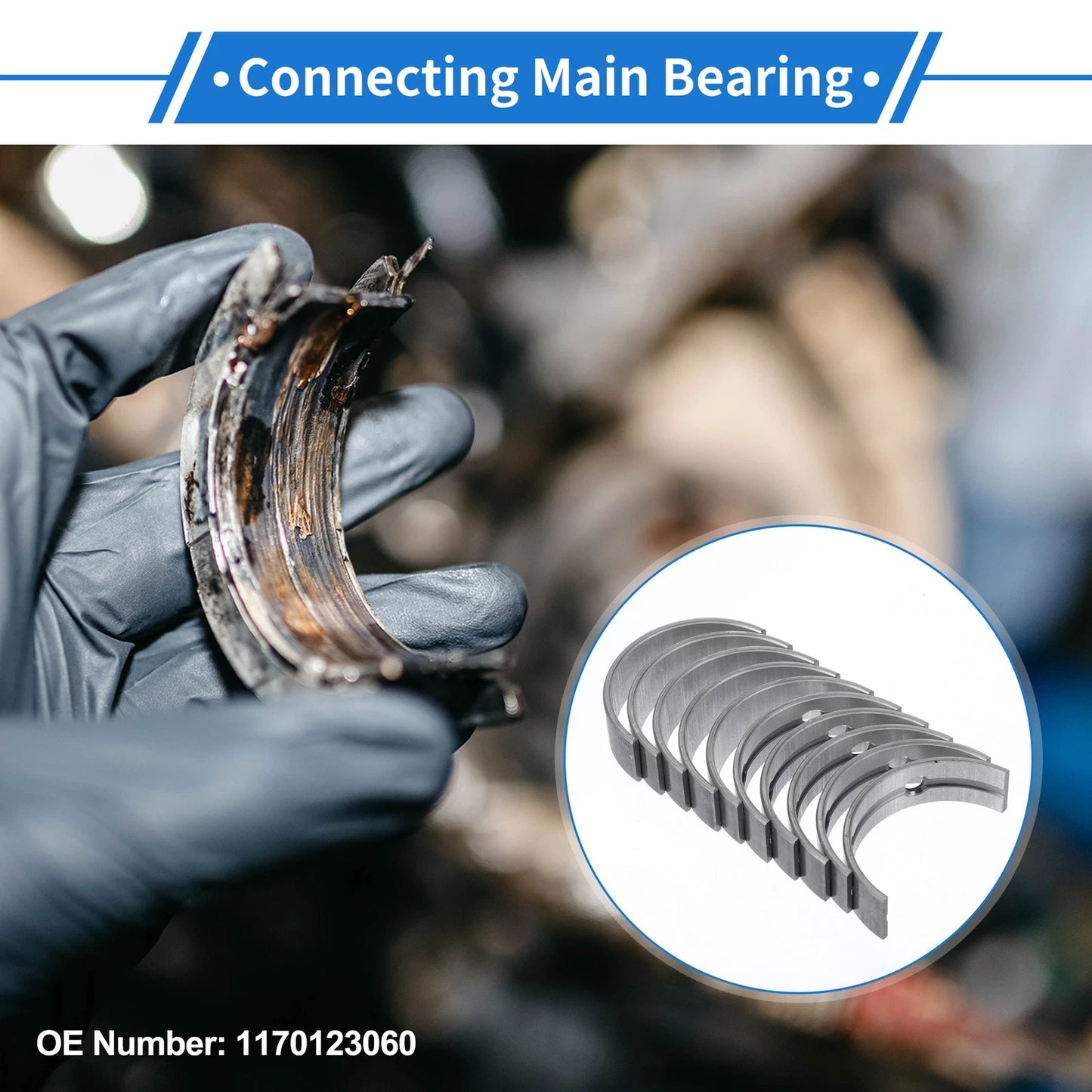Main Bearing Set for Toyota Vitz (2002–2012)