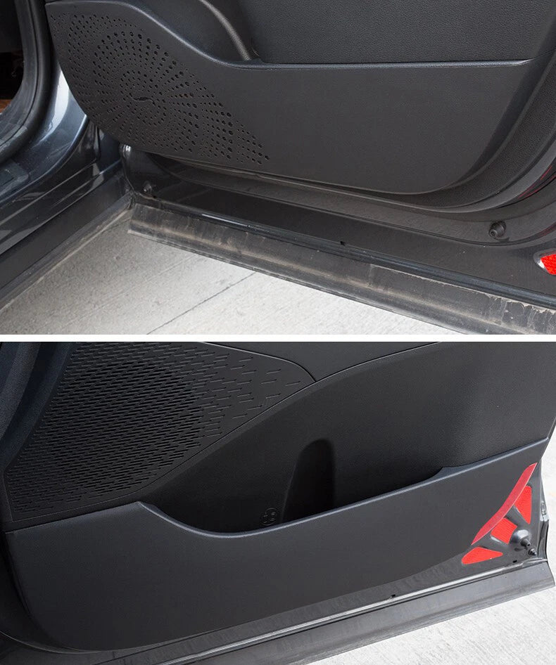 Black Side Inner Door Kick Trim Cover for Hyundai Palisade (2020–2025)