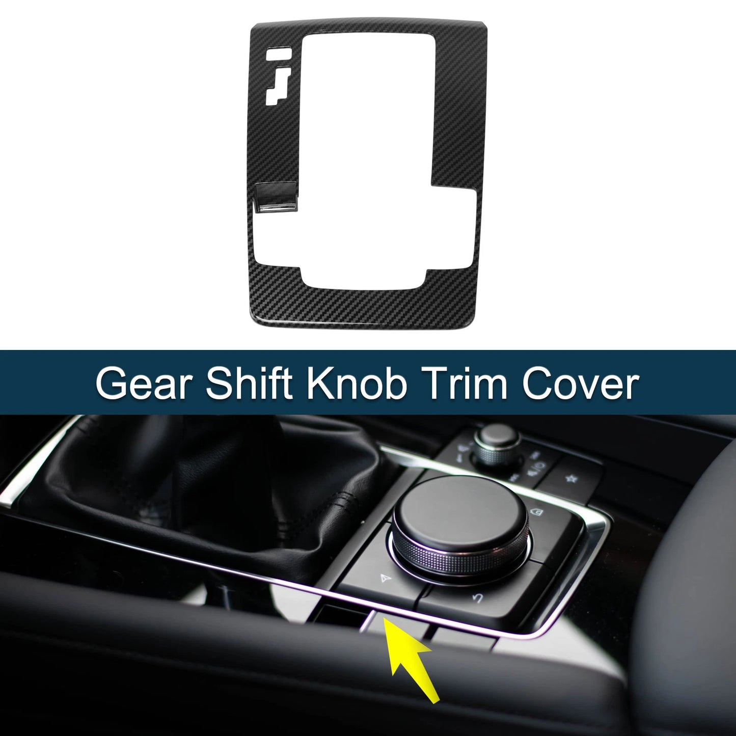 ABS Gear Shift Knob Sticker for Mazda 3 (2019-2025)