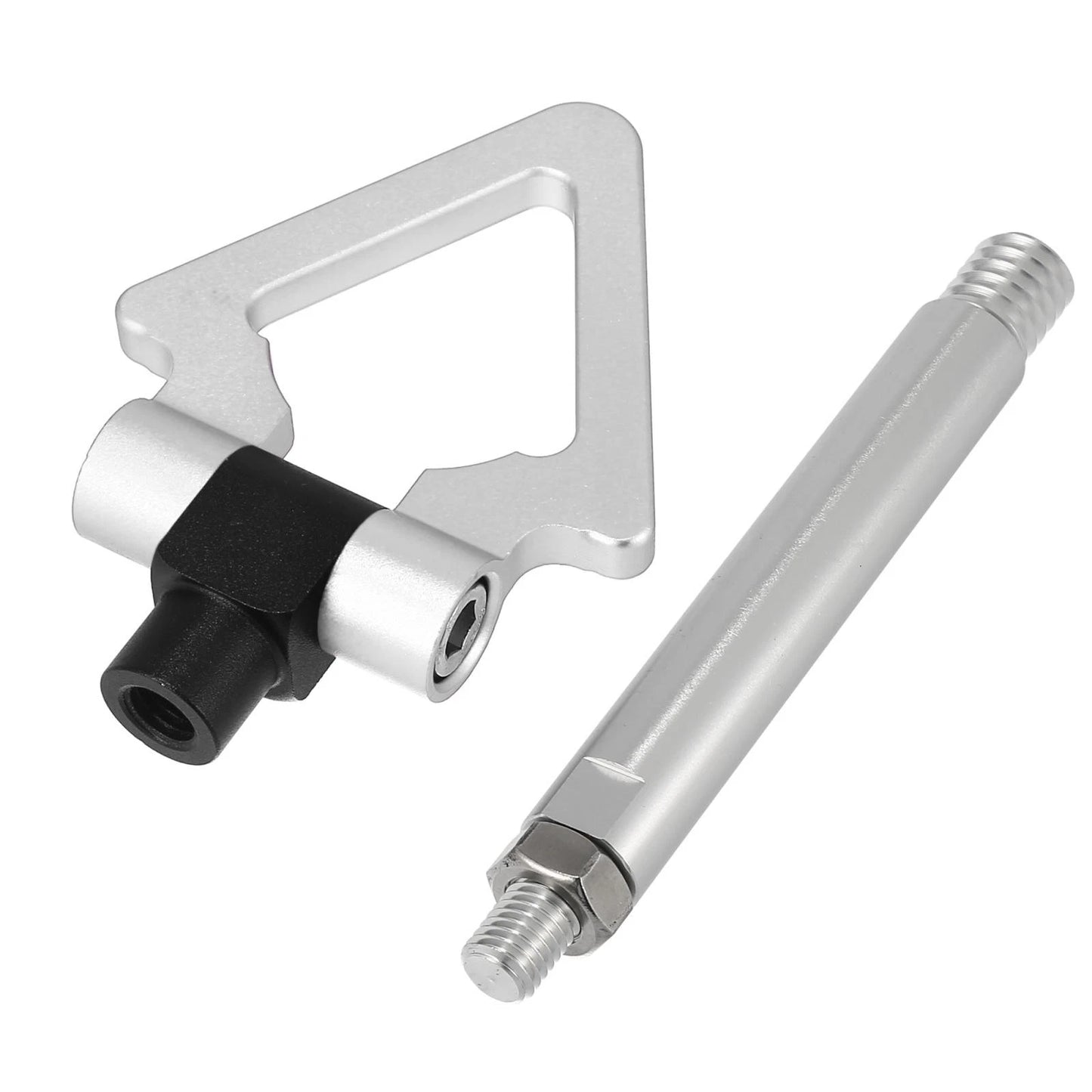 Silver Tone Triangle Shape Front Rear Bumper Tow Hook Screw for Lexus IS250