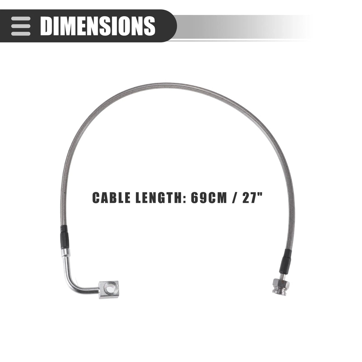 Stainless Steel Brake Lines for Jeep Wrangler JK (2007-2018)