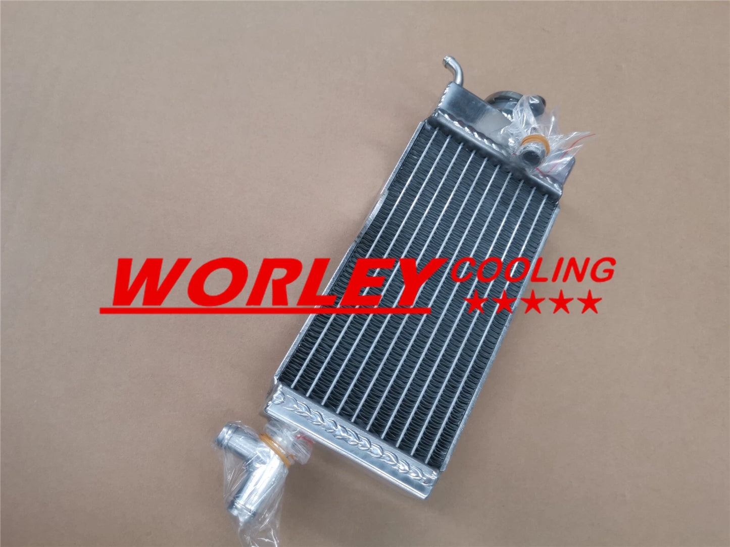 Aluminum Radiator & Red Hose for Yamaha YZ250 (1990-1991)