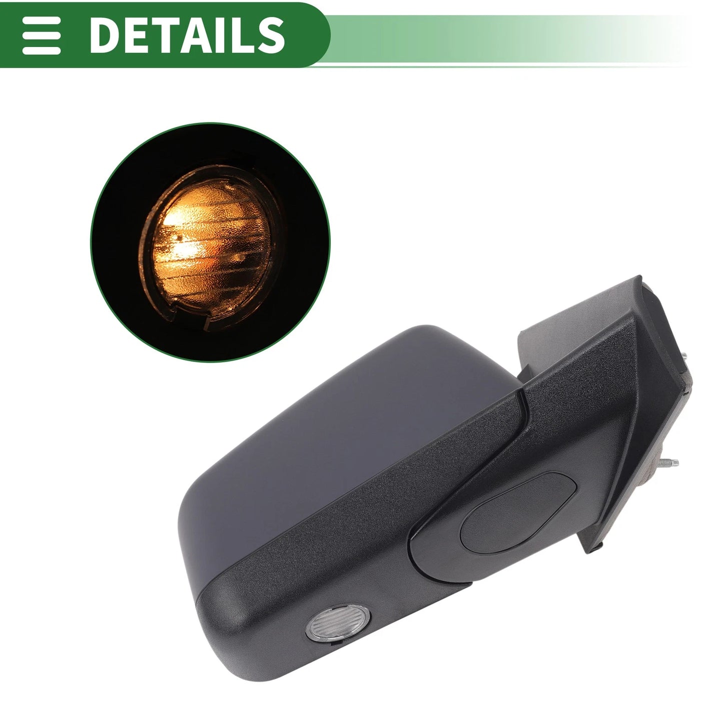 Right Driver Side Door Mirror for Ford Edge 2007-2011 - 11 Pins Power Replacement