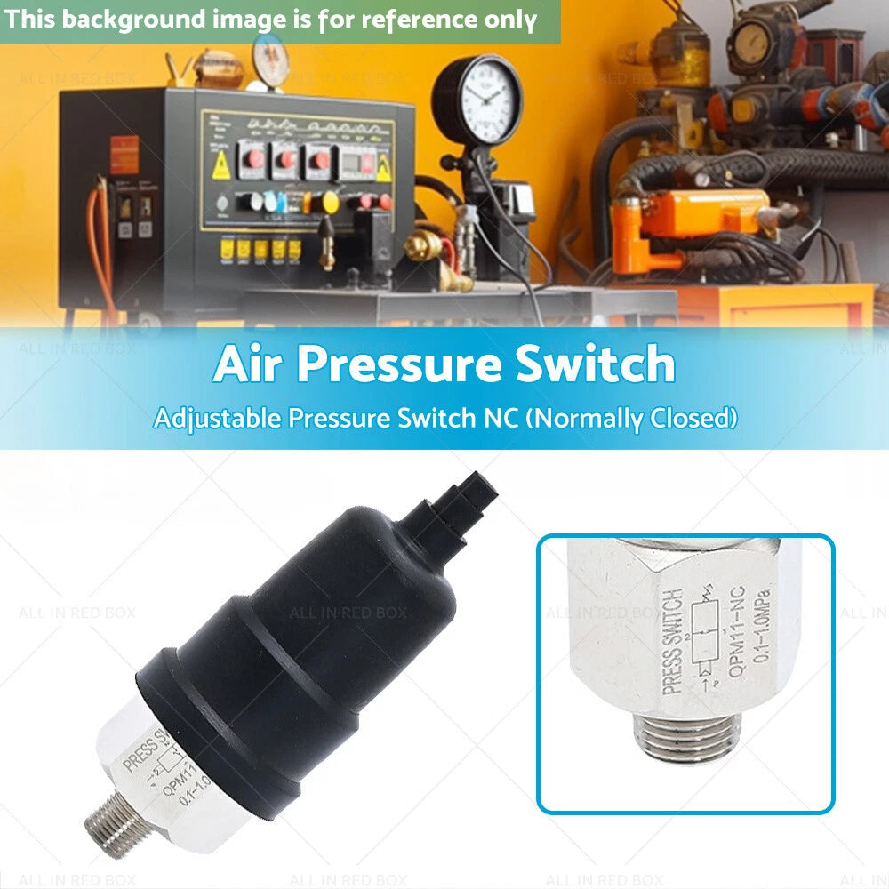 12V Air Pressure Switch 15-140 psi for Compressor Air Locker Diff Lock
