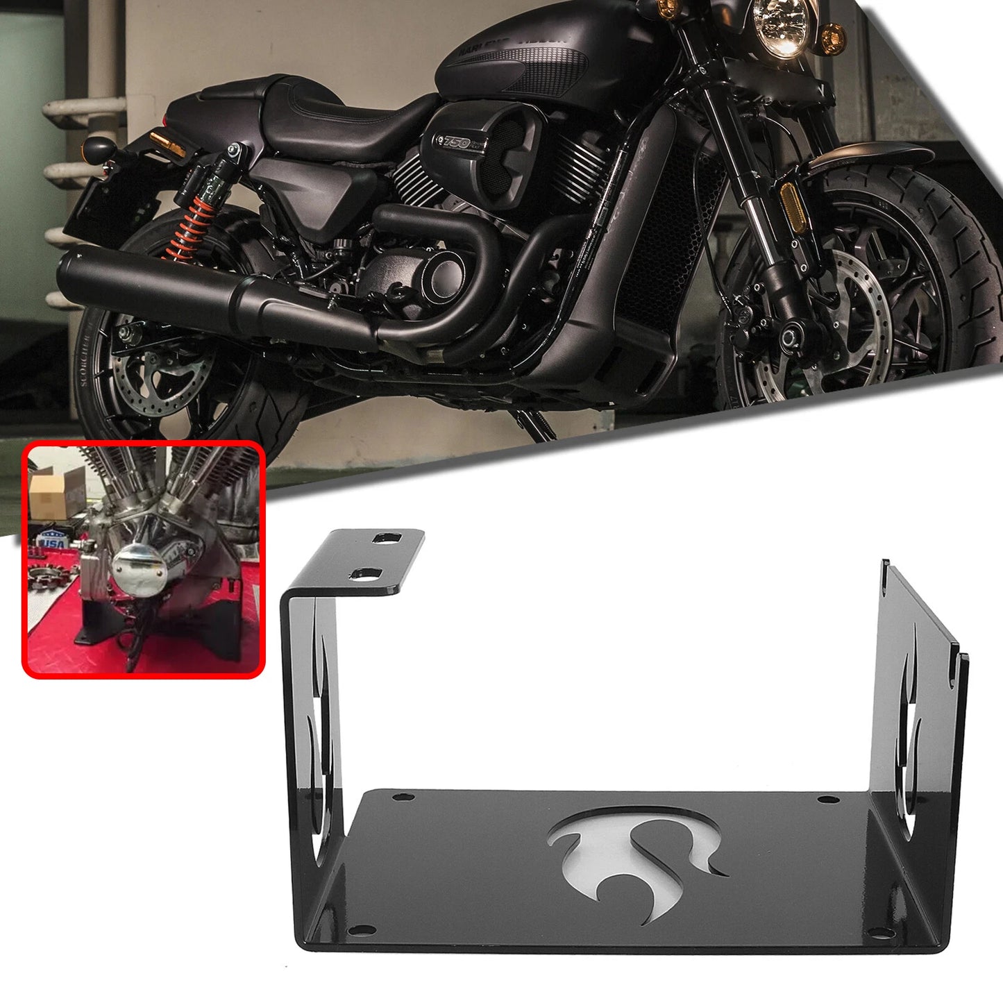 Engine Stand Mount Bracket for Harley Twin Cam TC88A (1999-2017)