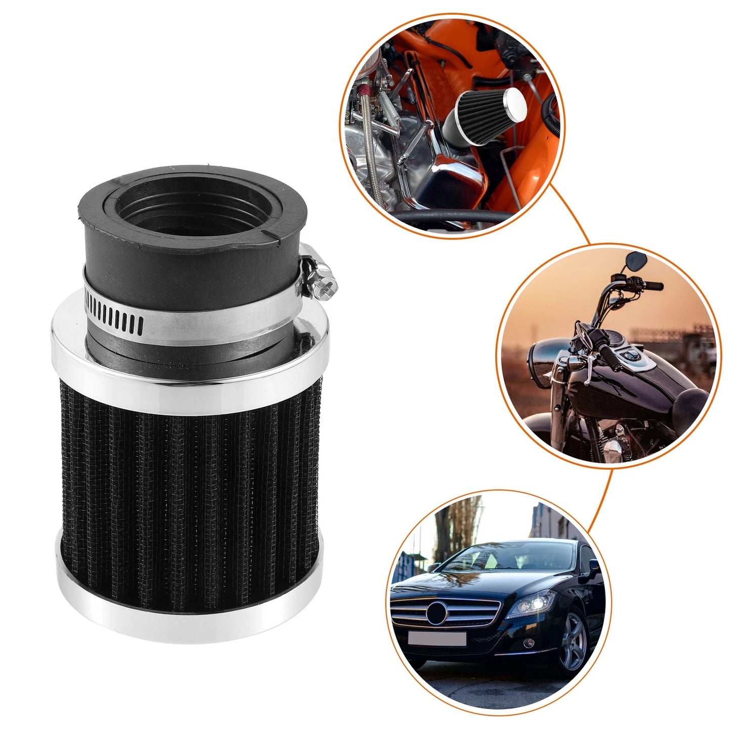 Motorcycle Air Filter / Universal 28mm to 48mm / Air Filter for HONDA/YAMAHA