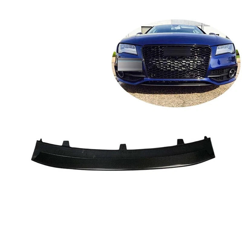 Real Carbon Fiber Front Bumper Lower Lip OE Style For Audi A7 2012-2014