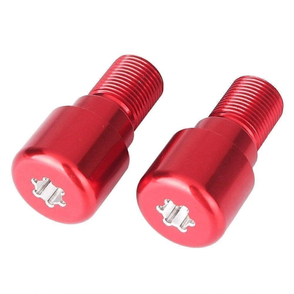 18mm Red Handle Bar End Grip Plug for Yamaha YZF R6 (1999-2005) & R6S (2006-2012)