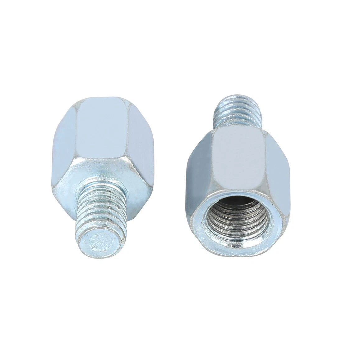 10mm LH to 8mm LH Rearview Mirror Adapter 2 x for Motorcycle