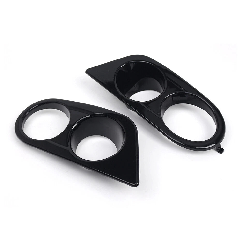 Glossy Black Front Fog Light Covers for BMW E46 M3 (2001-2006)