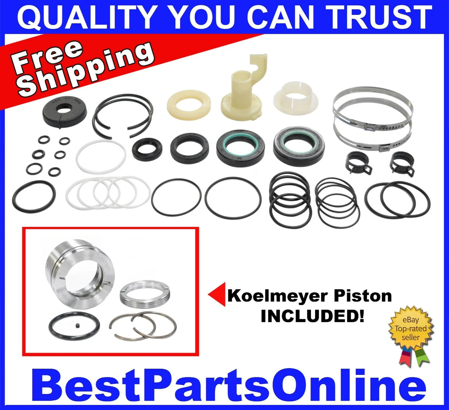 Seal Kit Power Steering Rack and Pinion for Mercedes ML320 ML350 ML63 GL320