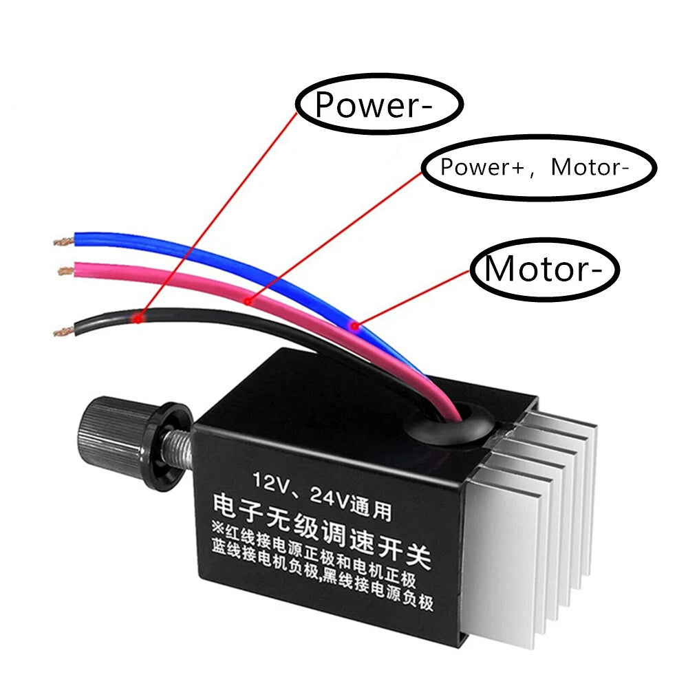 Universal Car Fan Heater Defroster Switch for DC 12V/24V