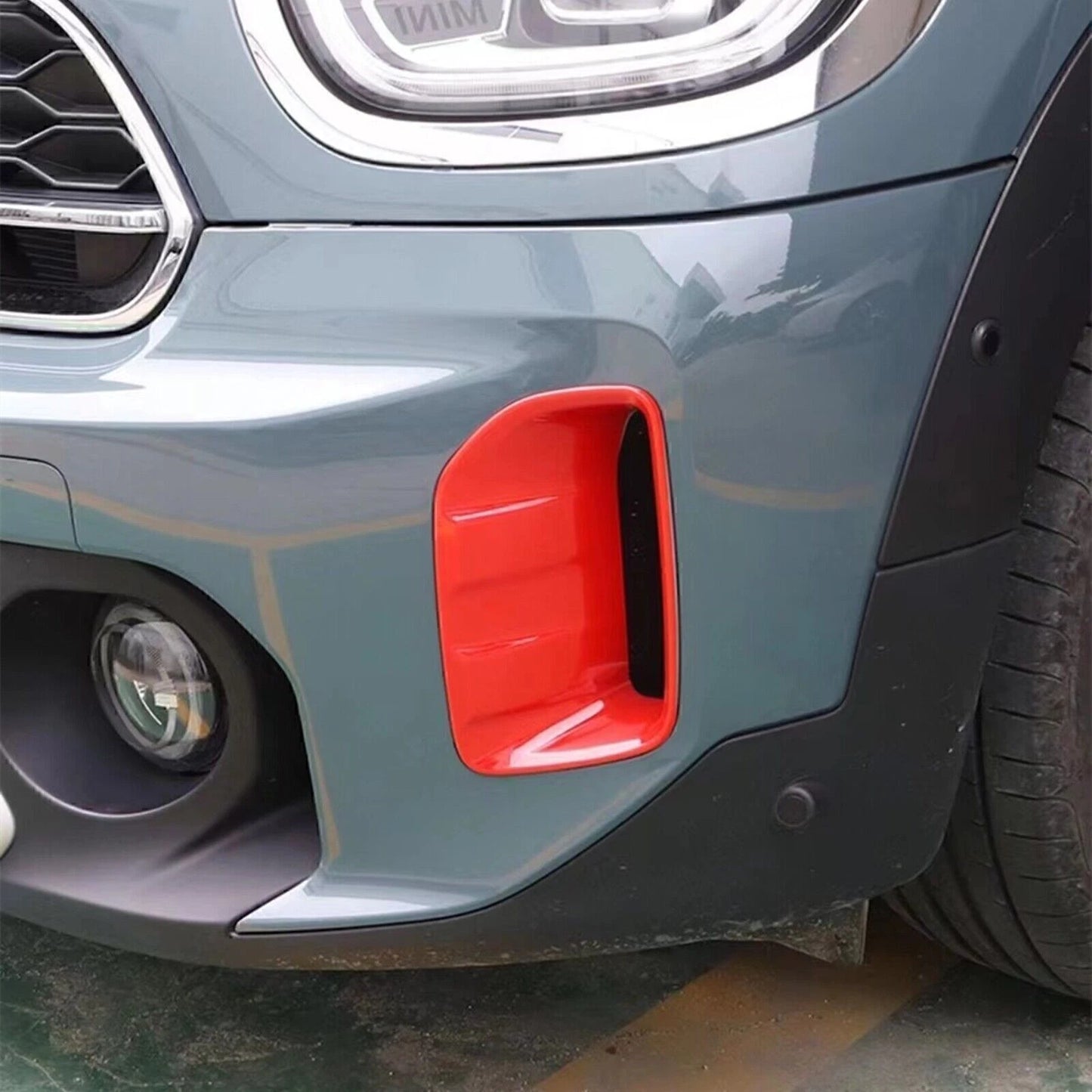 Air Vent Intake Frame Cover for Mini Cooper F60 (2021-2024) 2 x Red