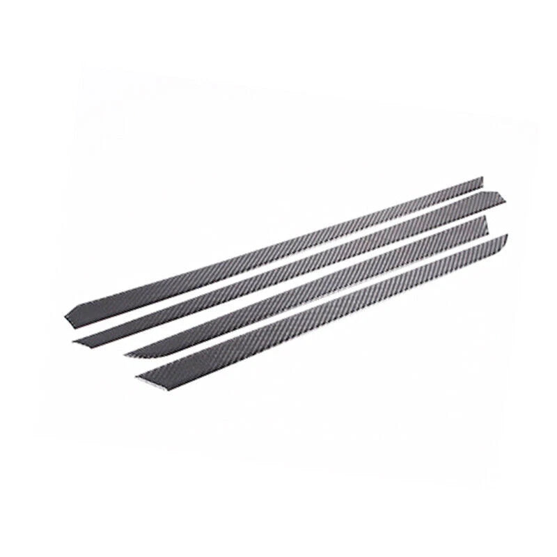 4x Real Carbon Fiber Door Strip Sticker Cover for Lexus ES (2019–2024)
