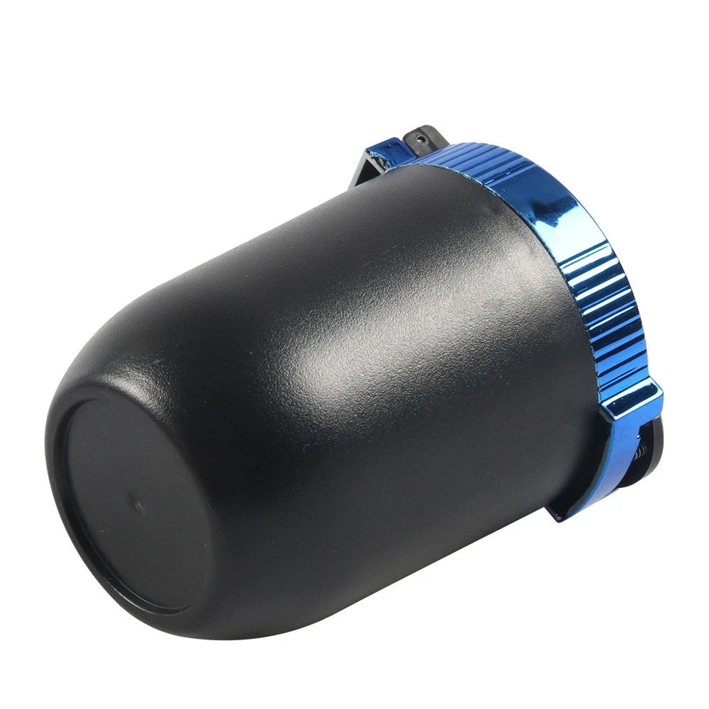 Portable Car Ashtray with Blue LED Light for All Vehicles