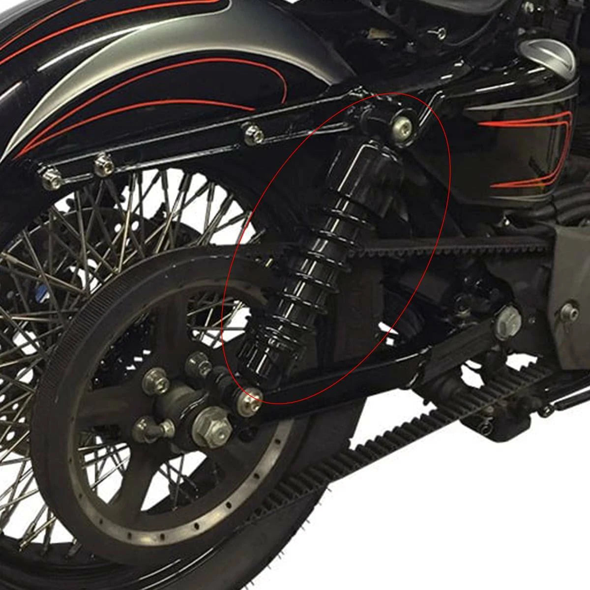 Rear Shocks 10.5in 267mm for Harley Sportster XL Forty-Eight 883 1200