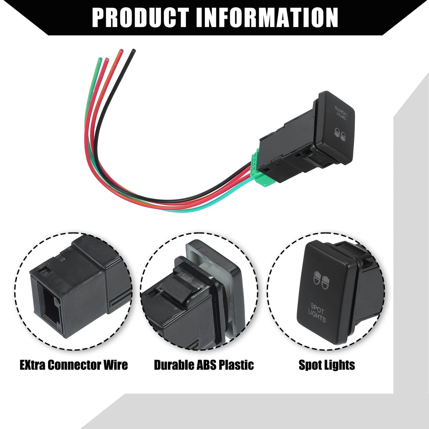 Push Button Switch Set for Toyota Land Cruiser 4Runner (2003-2023)