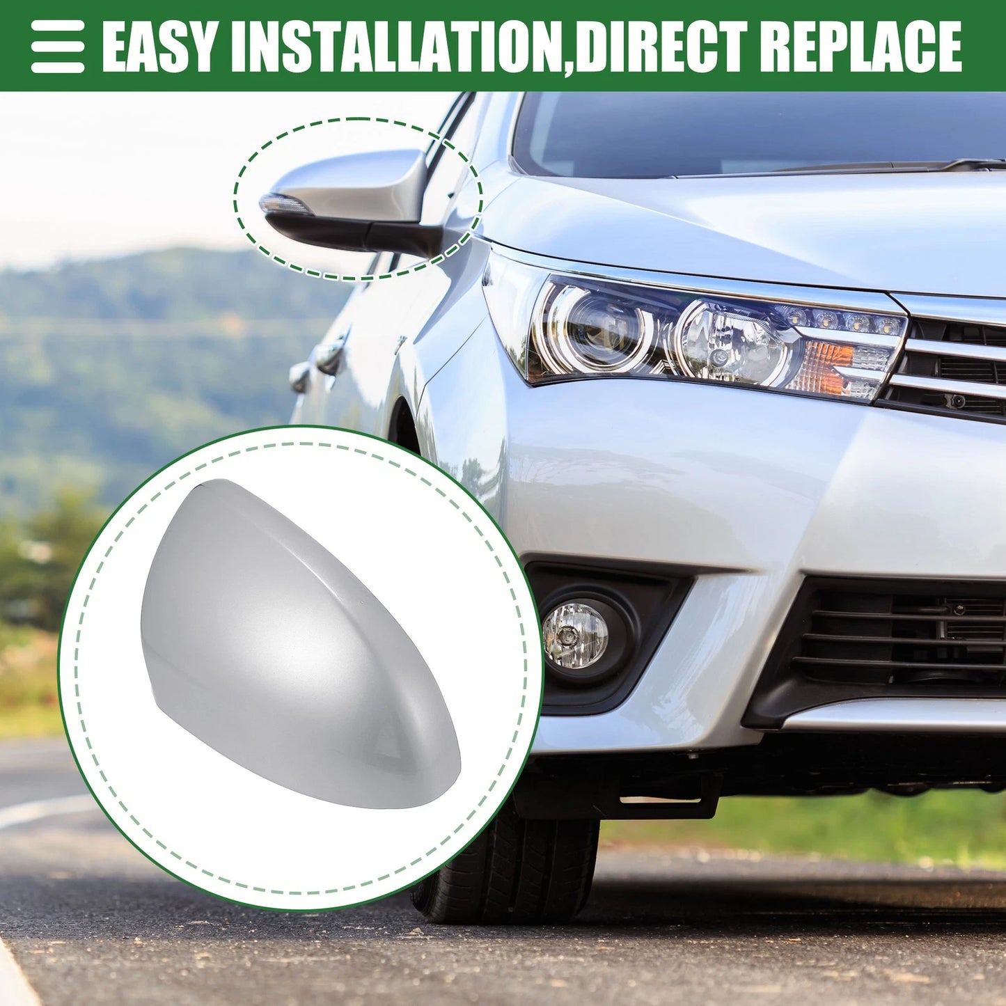 Right Side Mirror Cover for Mazda 3 (2010-2011)