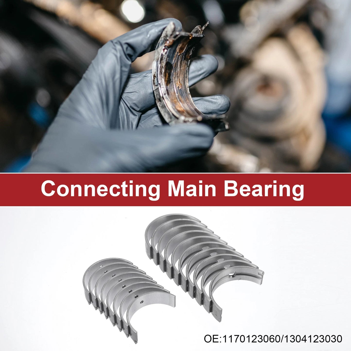 Main Bearing and Connecting Rod Bearing for Toyota Vitz (2002–2012)