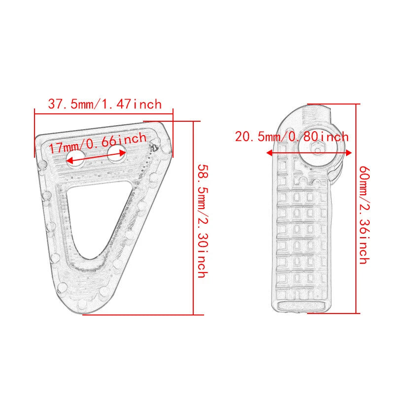 Brake Shift Lever Pedal for Husqvarna TE 300, FX 450, FE 501, FC 350, FE 250 (2014-2023)