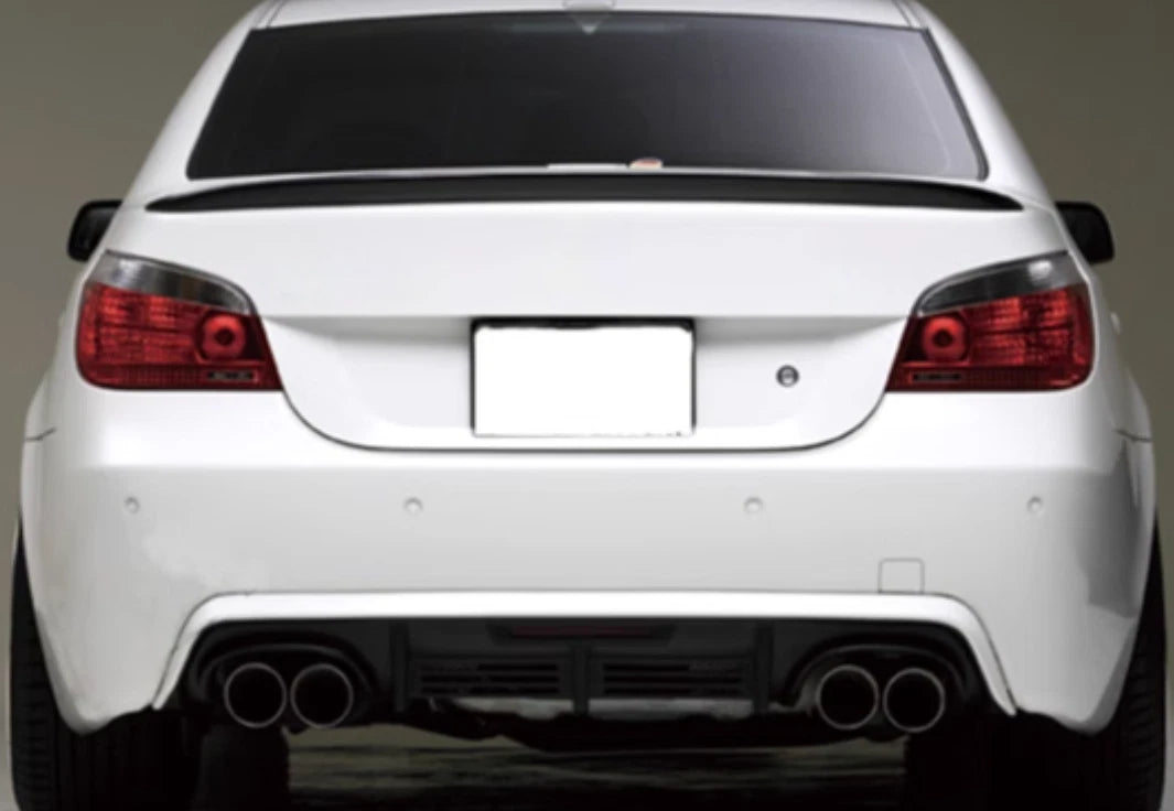 ABS Glossy Black AC Style Rear Spoiler for BMW E60 5 Series Sedan (2003-2010)