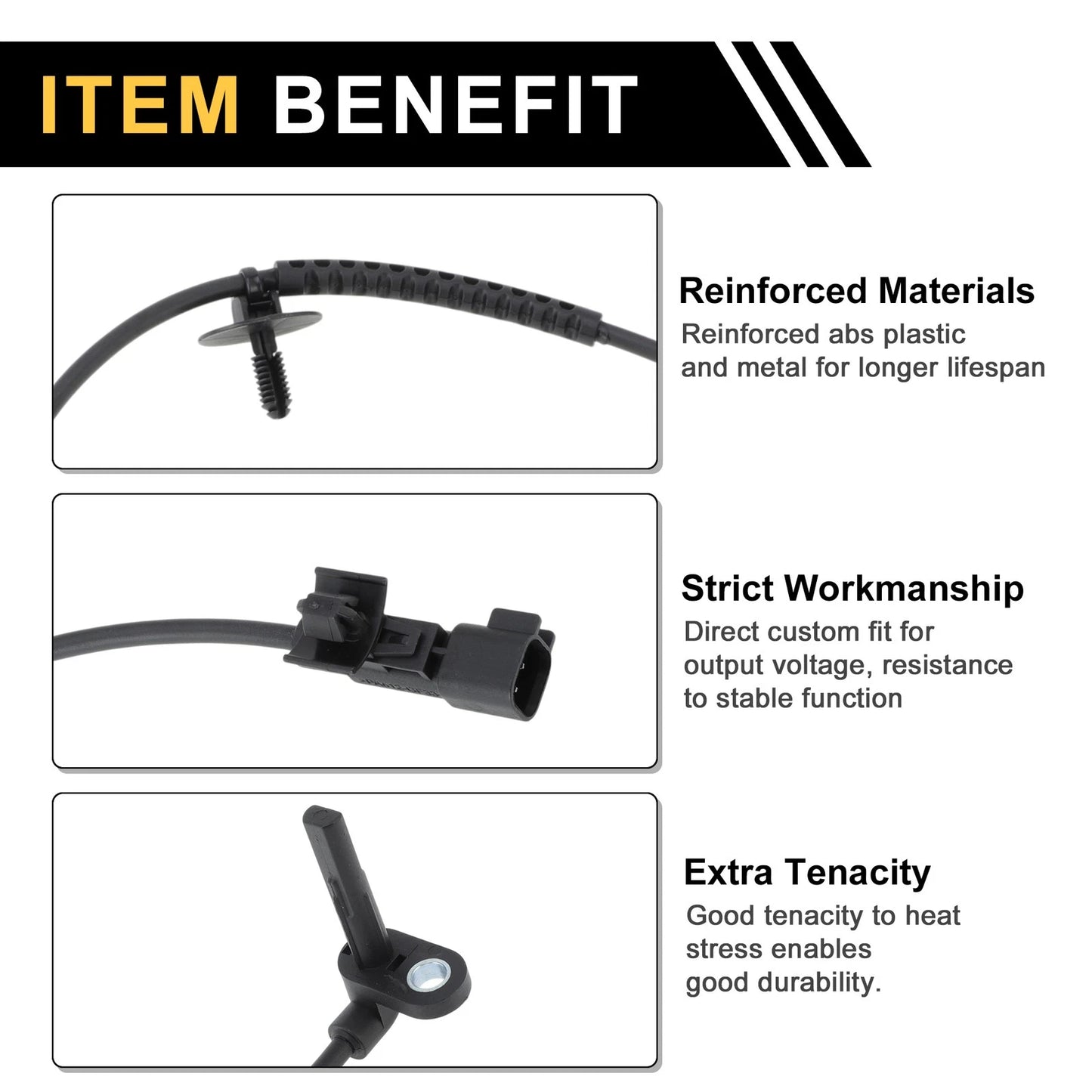 ABS Wheel Speed Sensor Rear Right for Buick Encore (2013–2016)