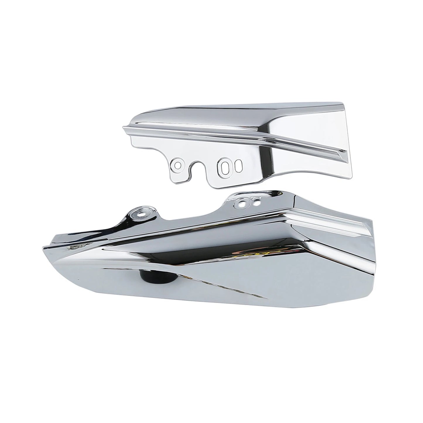 Mid-Frame Air Deflectors Chrome for Harley Electra Glide King (2001-2008)