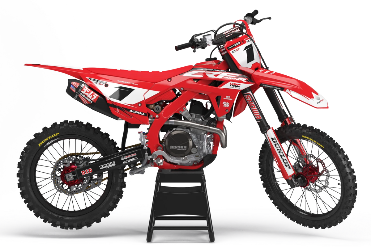 Custom Graphics Kit TOKYO STYLE Decals for Honda CRF 50 (All Years)