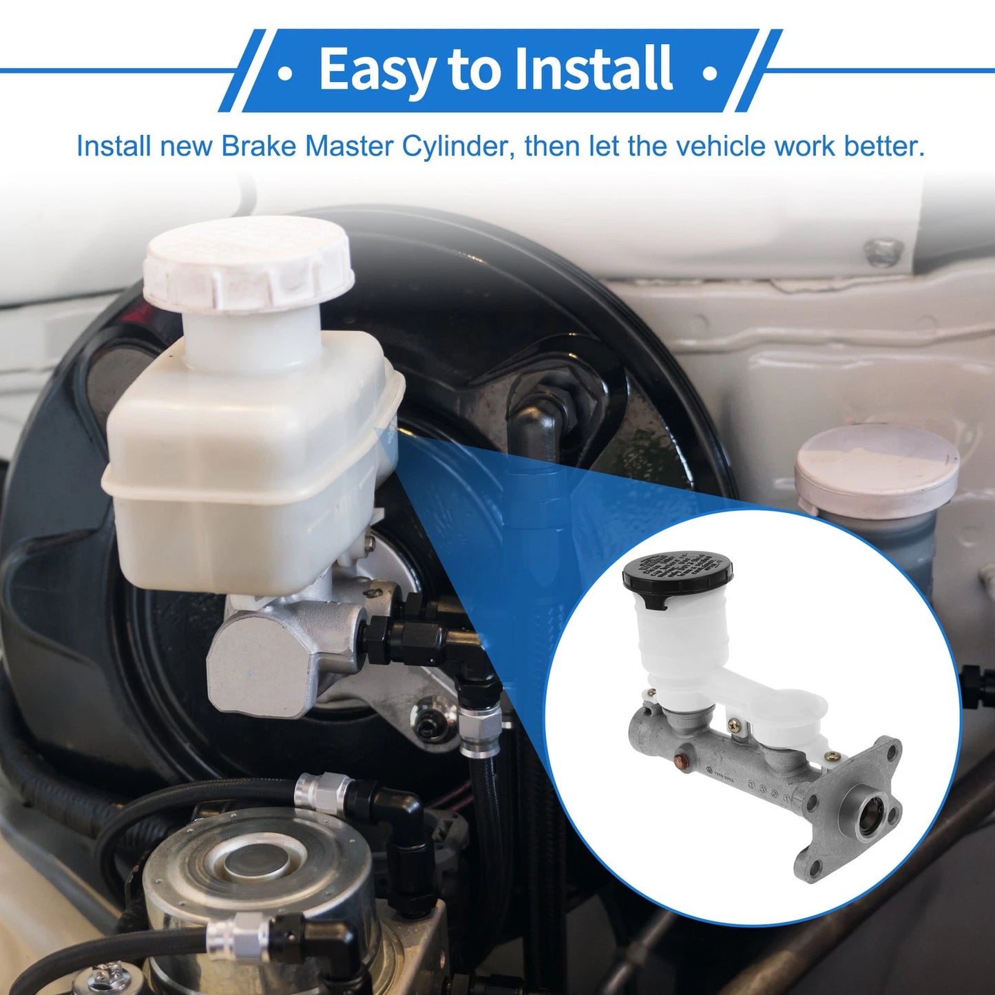 Brake Master Cylinder with Reservoir for Isuzu Pickup (1981-1983)
