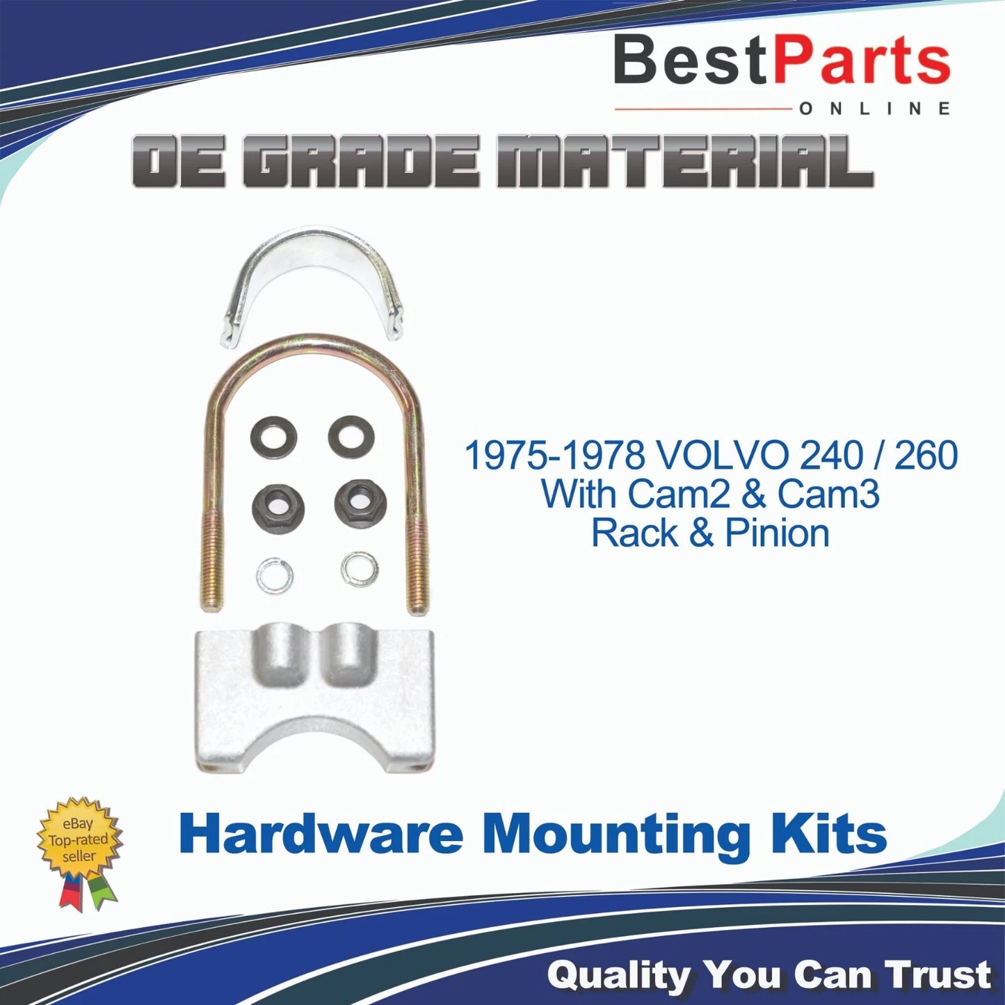 Steering Mounting Rack Kit for Volvo 240/260 Cam2 Cam3 Rack & Pinion