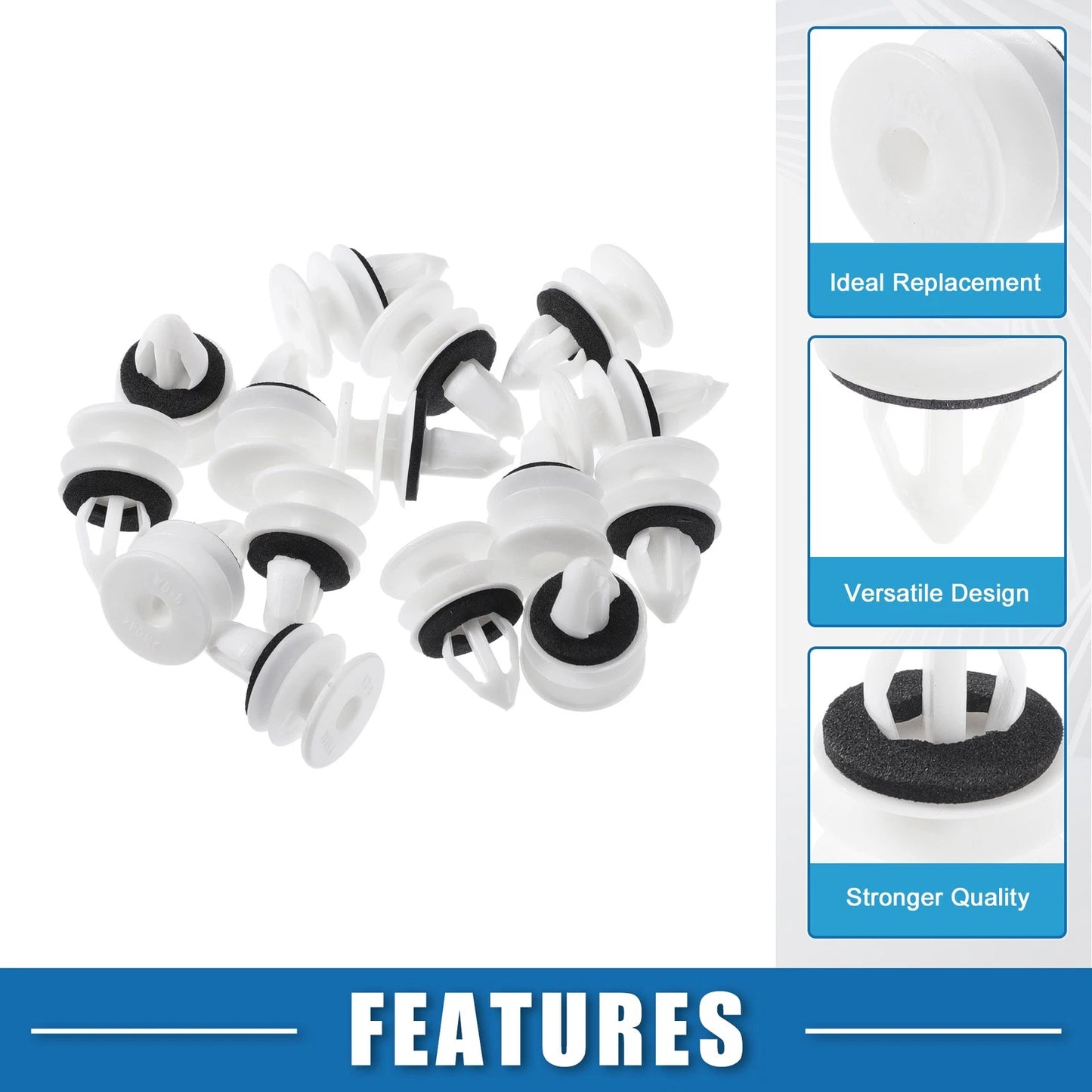 Door Panel Clips 15 x for Chevrolet