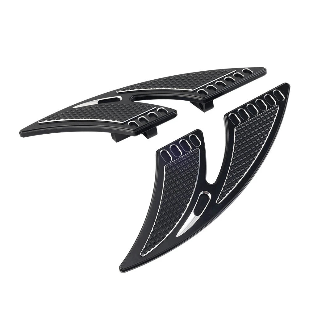 Cut Rear Floorboards Footpegs 2 x Aluminum for Harley Touring Models (93-Current)