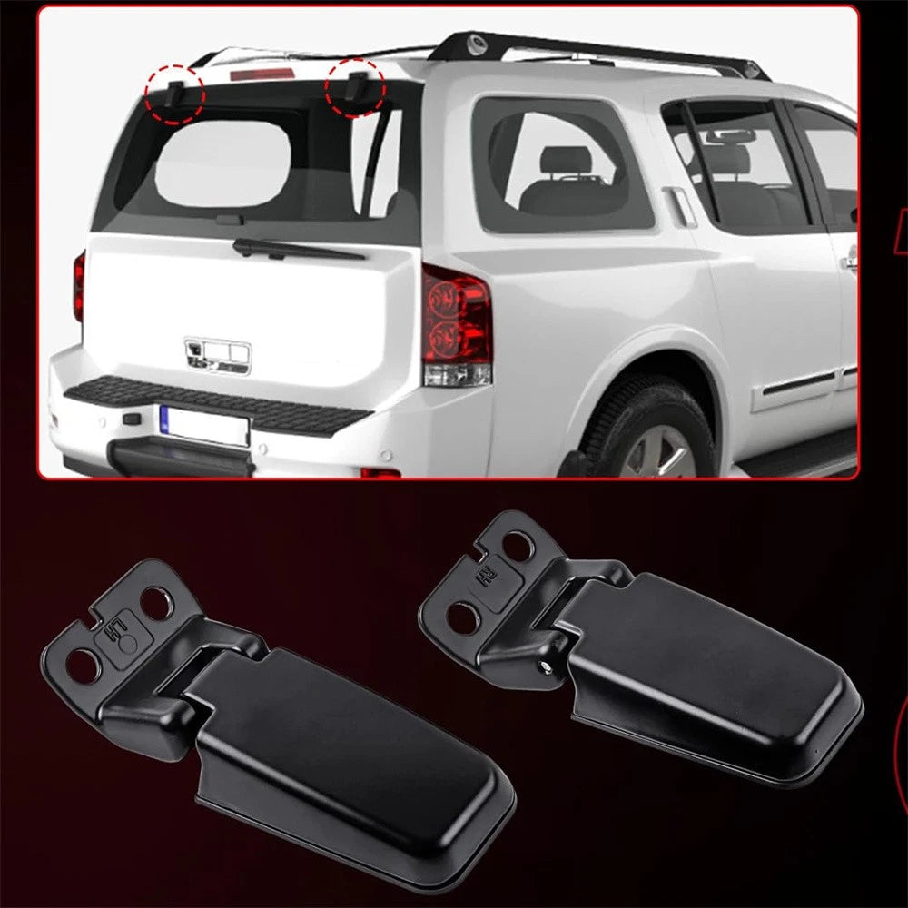 Rear Tailgate Window Glass Hinges for Infiniti QX56, Nissan Armada (2004-2010)