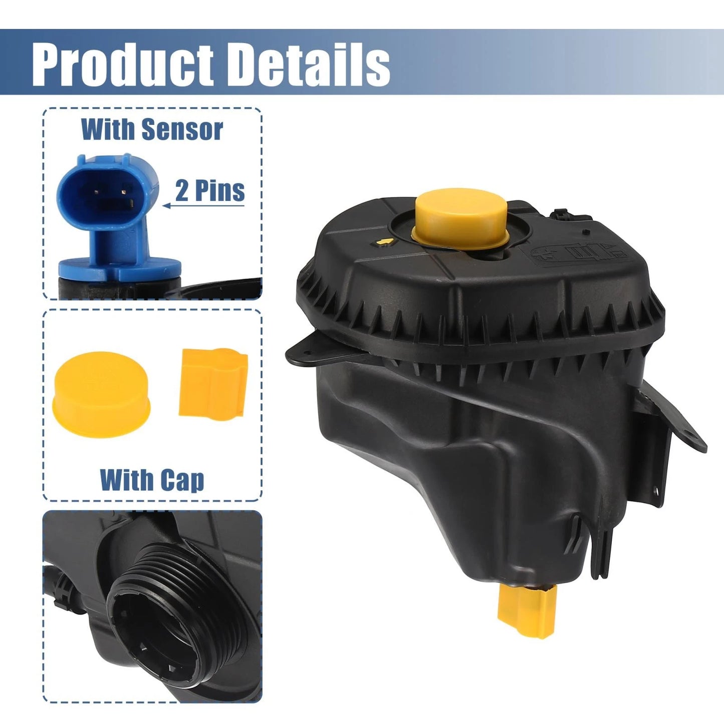 Coolant Radiator Reservoir Tank for BMW X6 2008-2016