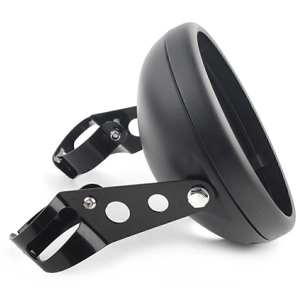 7-Inch Retro LED Headlight Shell & Mount Bracket for Harley Motorcycle