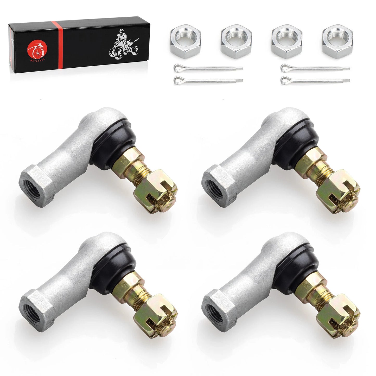 Right/Left Tie Rod End Kit for Yamaha Grizzly 350 400 450 Bruin 350