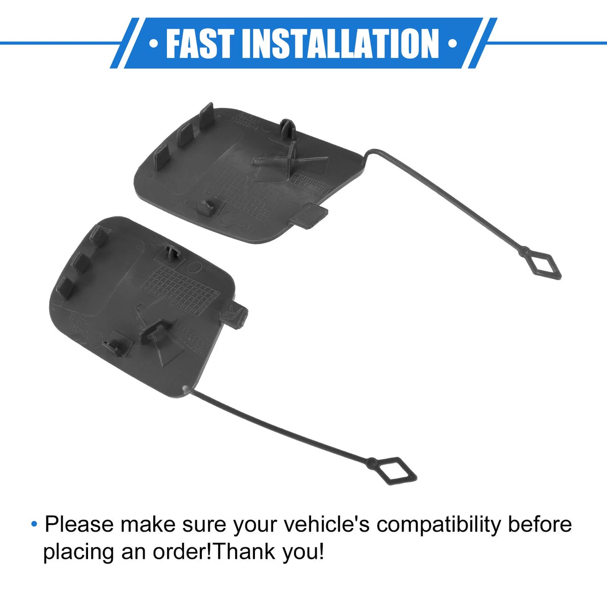 Rear Tow Hook Eye Hole Cover Cap for BMW X5 (2016-2018)