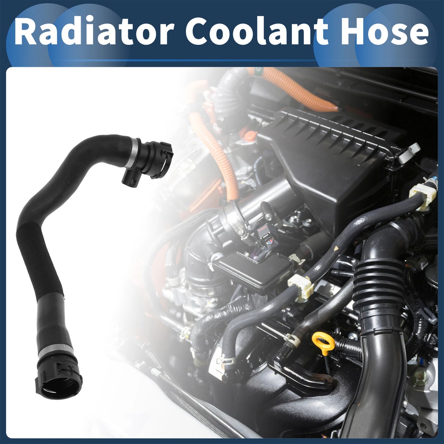 Radiator Coolant Hose for BMW 540i 740i 740iL (1998-2003)