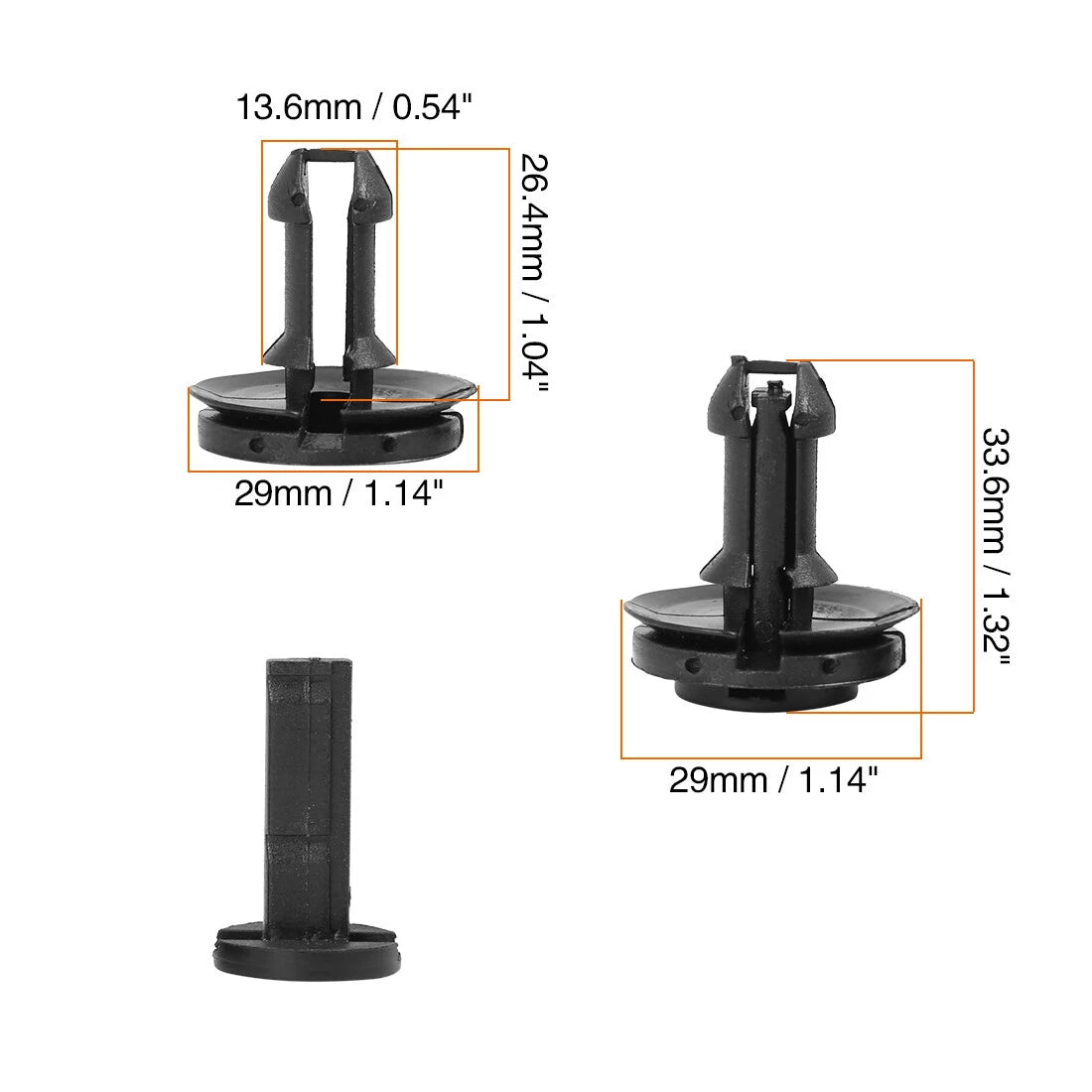 20 x Front Bumper Air Deflector Retainer Clips for Chevrolet