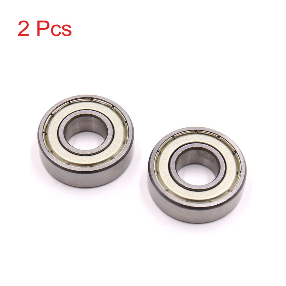 2 x Deep Groove Radial Ball Bearing 35 x 15 x 11mm for Motorcycle