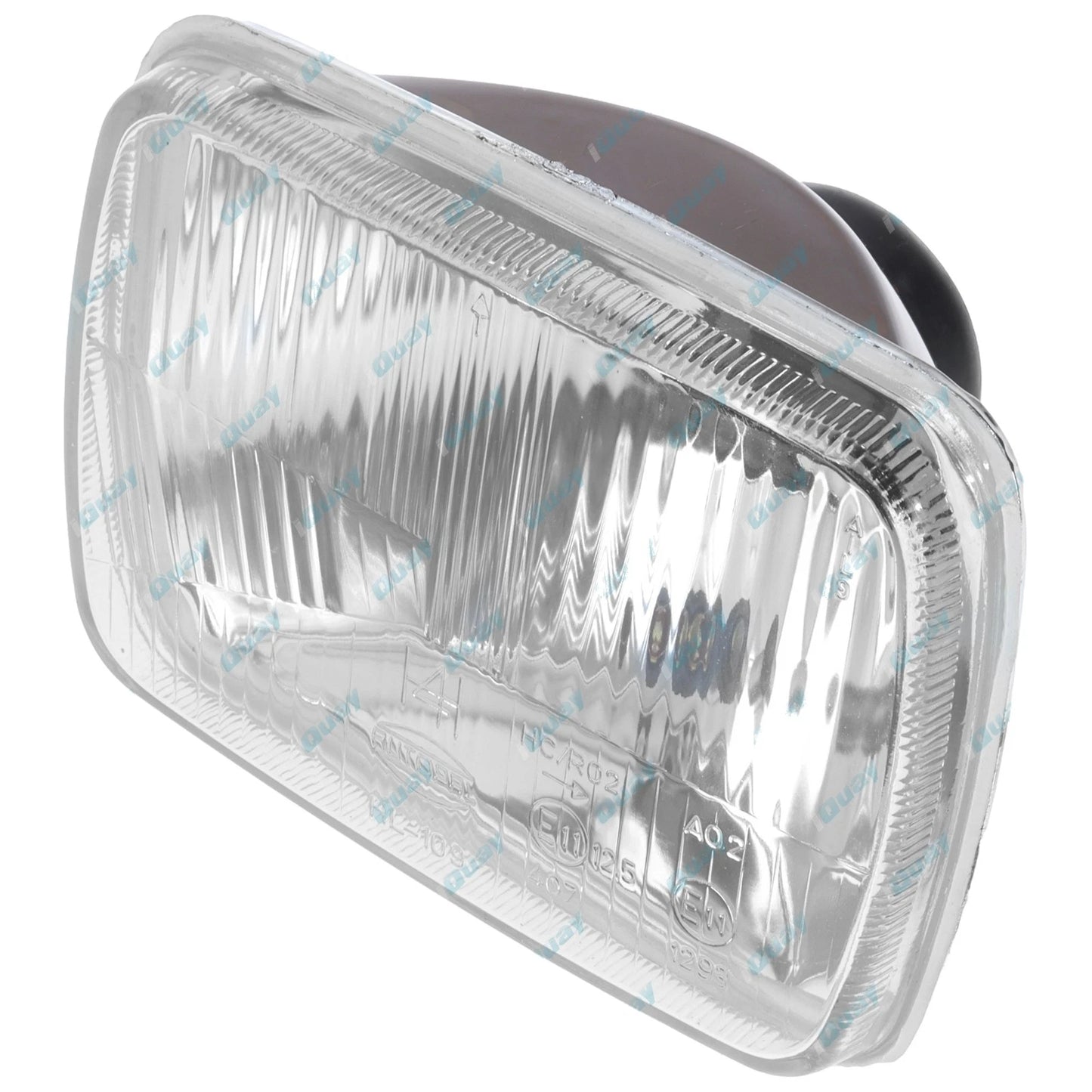 7" x 5" Rectangular Semi Sealed Beam Glass Headlight Pair