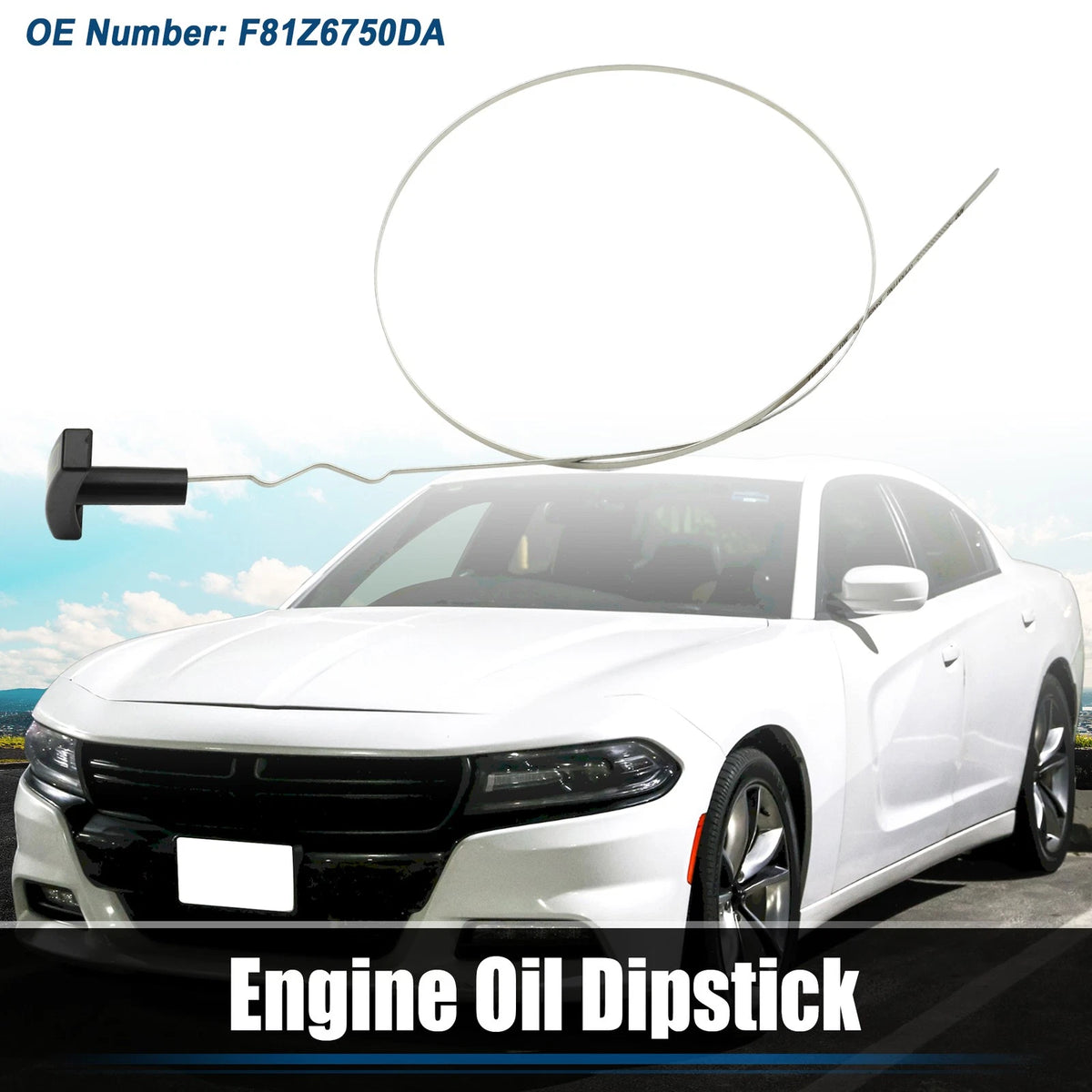 Engine Oil Fluid Level Dipstick for Ford E-350 Club Wagon (1992-1996)