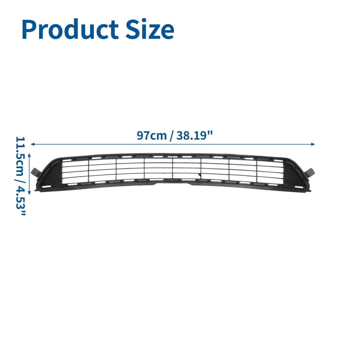 Front Hood Bumper Grille Grill for Toyota RAV4 (2013–2015)