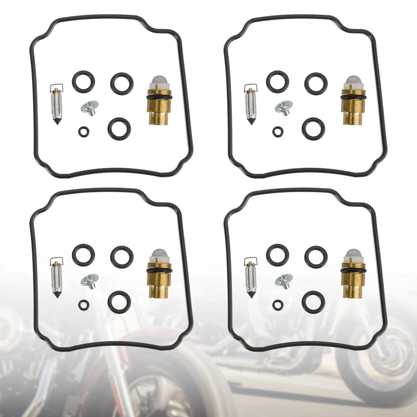 4X Carburetor Repair Kit for Yamaha FZR400 (1WG) R/RR (1988-1990)