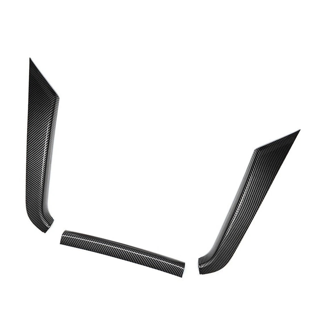 3 x Carbon Fiber Front Grille Frame Cover Trim for Nissan Altima (2019-2023)