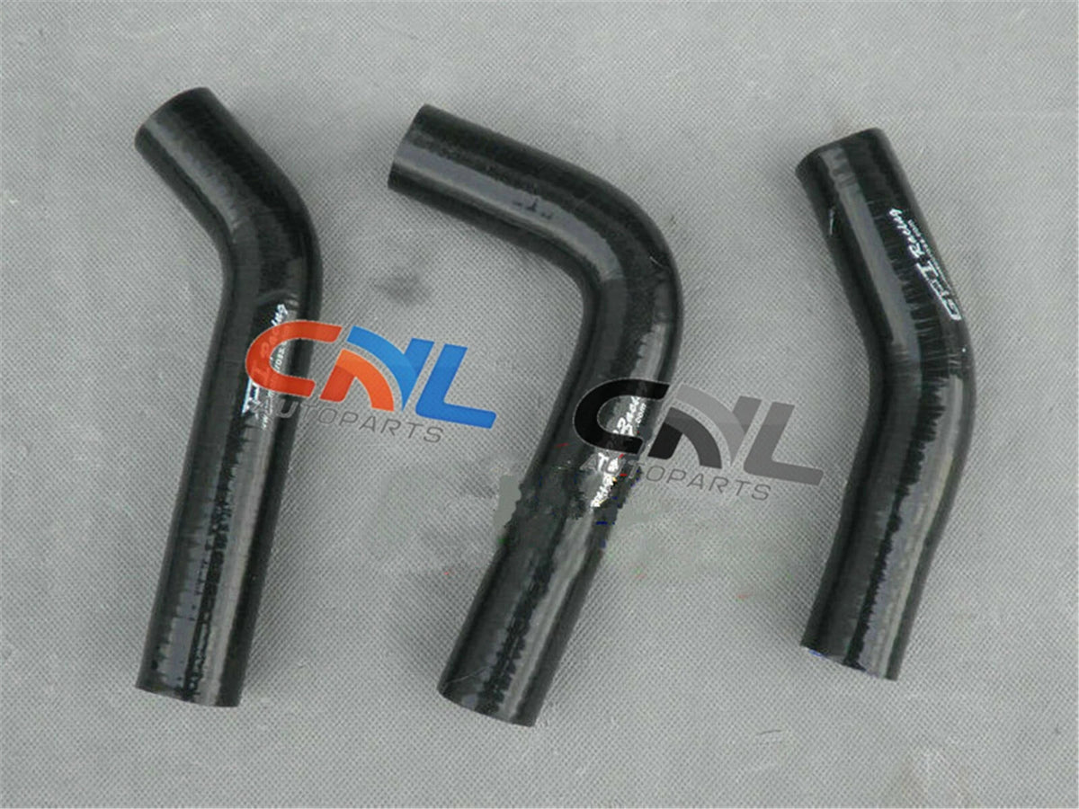 Black Silicone Radiator Hose for YAMAHA RD250 RD350 (1980-1983)