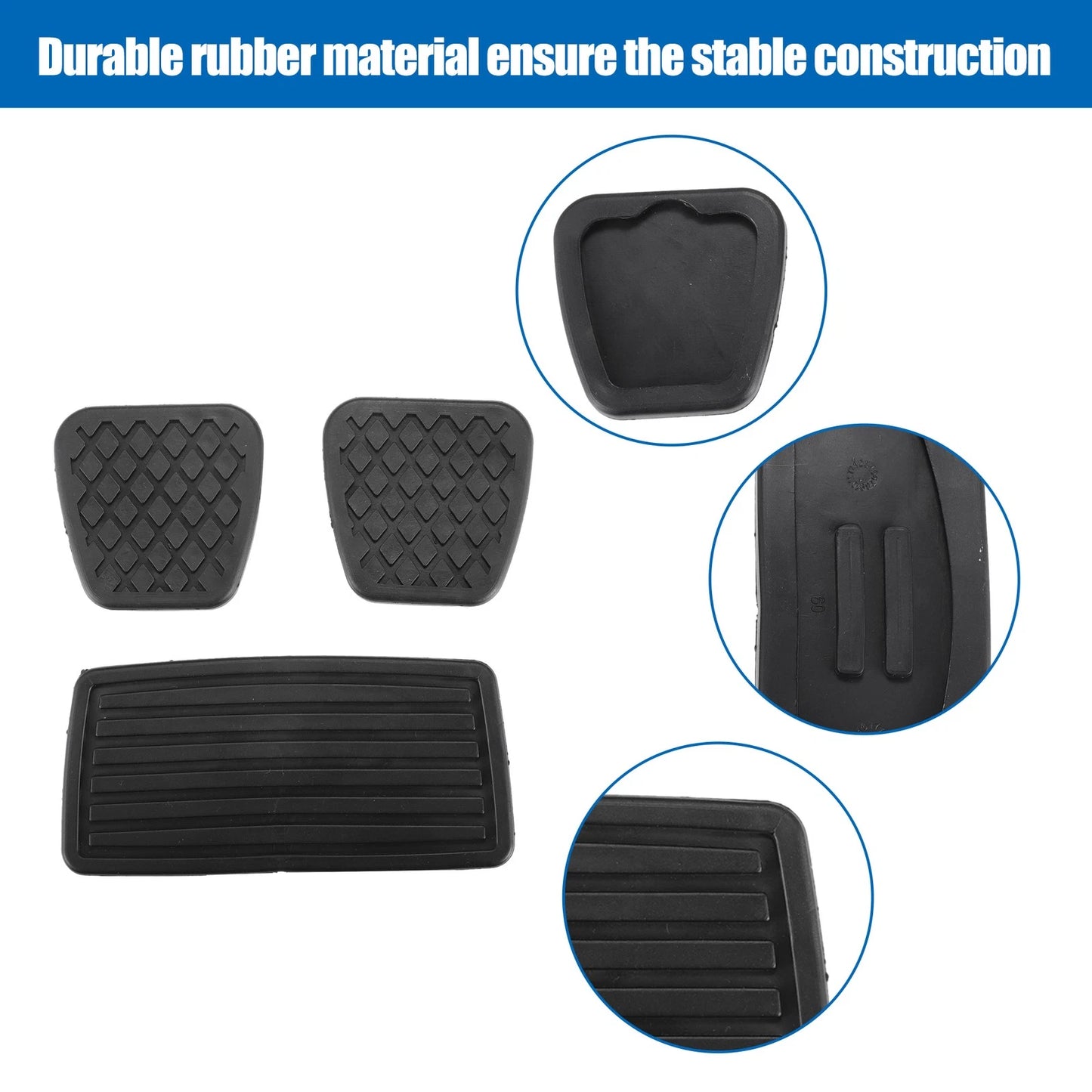 Car Pedal Pad Covers Set for Honda Civic (1990-2000)