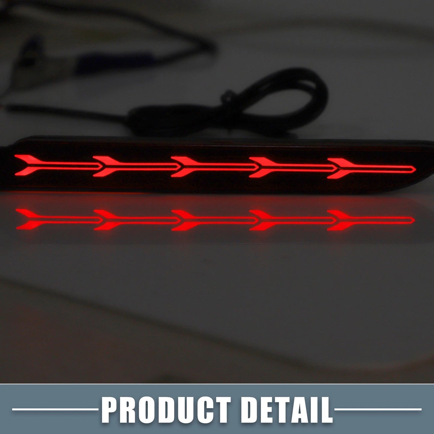 Rear Bumper Reflector Fog Brake Light for Toyota Camry (2006-2014) Red