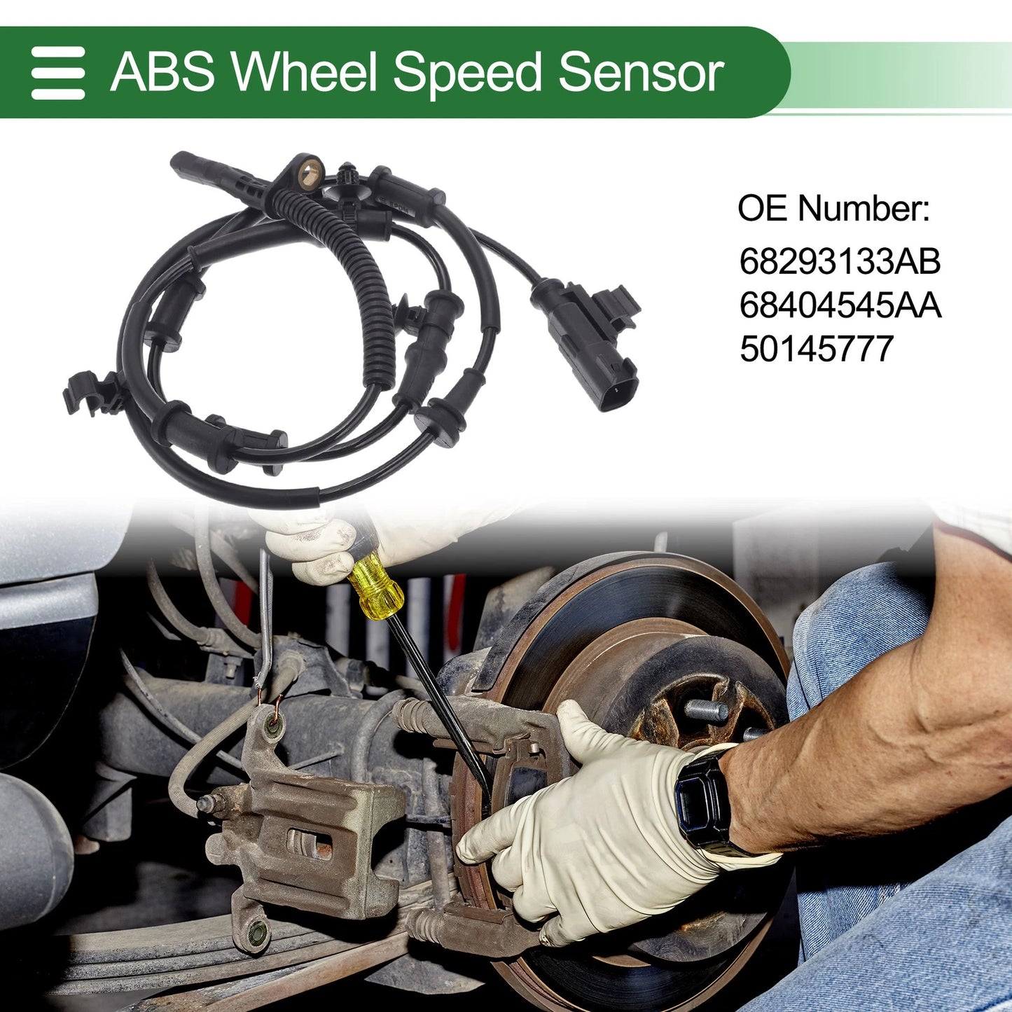 ABS Wheel Speed Sensor for Jeep Wrangler (2018-2022) 1 x Pc